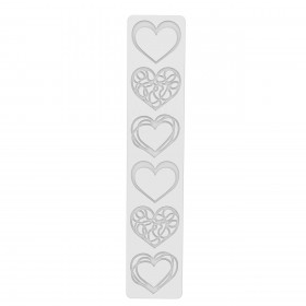 Силиконова форма декор сърце "Adore" Силиконова форма декор сърце "Adore"